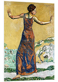 Foam board print Joyous Woman, 1911