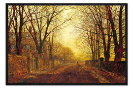 Gerahmter Kunstdruck Nacht in Gold, 1872