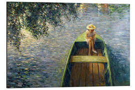 Magnettafel Das Boot auf der Marne