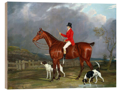 Cuadro de madera A Huntsman and Hounds, 1824