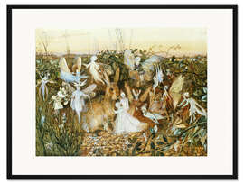 Gerahmter Kunstdruck Feen in der Dämmerung