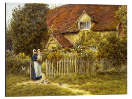 Magnettafel Mutter und Kind am Landhaus