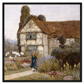 Gerahmter Kunstdruck Altes Herrenhaus