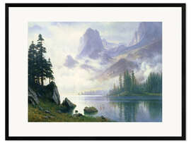 Ingelijste kunstdruk Mountain out of the Mist