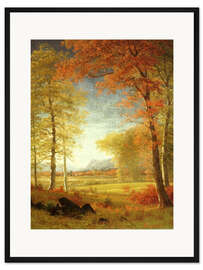 Gerahmter Kunstdruck Herbst in Oneida County