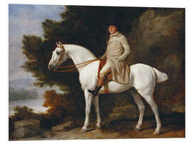 PVC print Gentleman on a Grey Horse