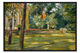 Gerahmter Kunstdruck Wannseegarten