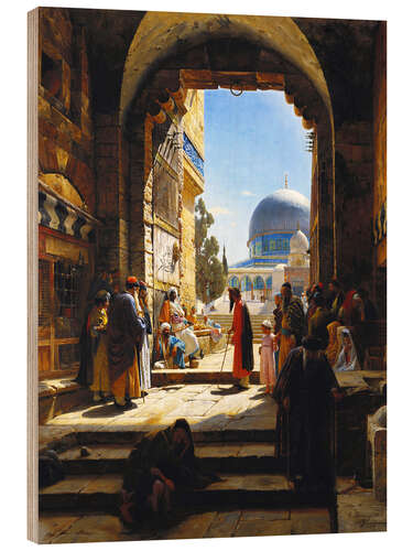 Trebilde At the Entrance to the Temple Mount, Jerusalem