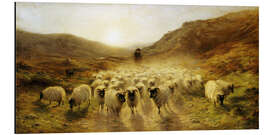 Aluminium print Leaving the Hills - Joseph Farquharson