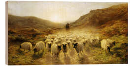 Obraz na drewnie Leaving the Hills - Joseph Farquharson