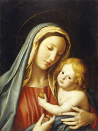 Magnettafel Die Madonna mit Kind