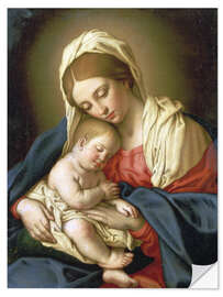 Muursticker Madonna with Child I