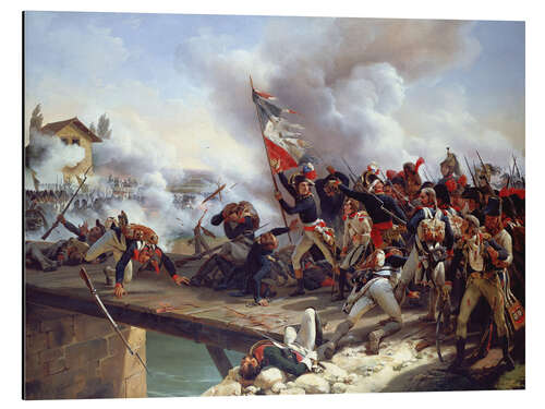 Aluminium print The Battle of Pont d'Arcole, 1826