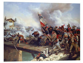 Stampa su PVC The Battle of Pont d'Arcole, 1826