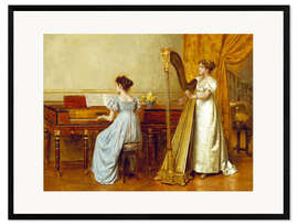 Framed art print The music room