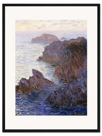 Gerahmter Kunstdruck Point de Rochers, Port-Goulphar