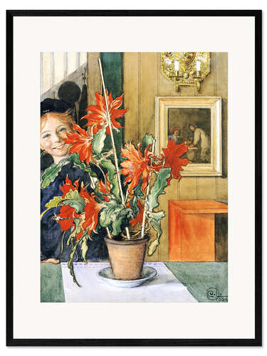 Plakat artystyczny premium w ramie Brita's Cactus, 1904