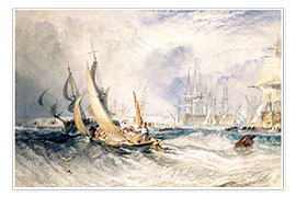 Tableau  Gosport: The Entrance to Portsmouth Harbour - Joseph Mallord William Turner