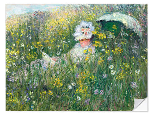 Sticker mural Dans la prairie