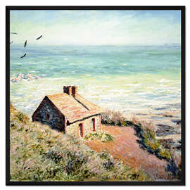 Gerahmter Kunstdruck Zollhaus, Morgen, 1882