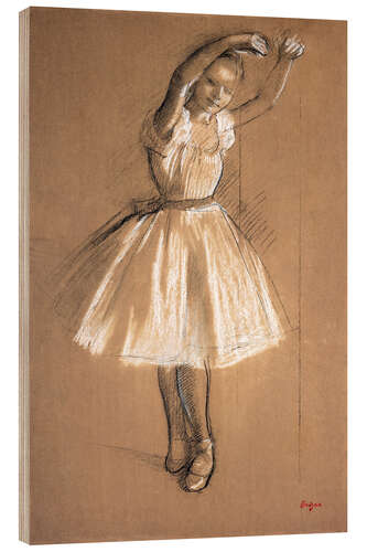 Wood print Small dancer