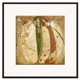 Framed art print The White Rose and the Red Rose, 1902