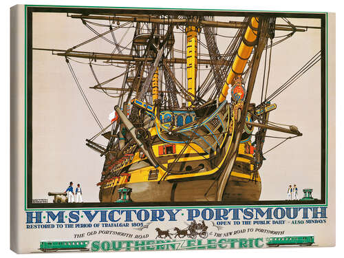 Obraz na płótnie H.M.S. Victory, Portsmouth