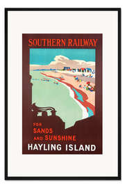Gerahmter Kunstdruck Hayling Island