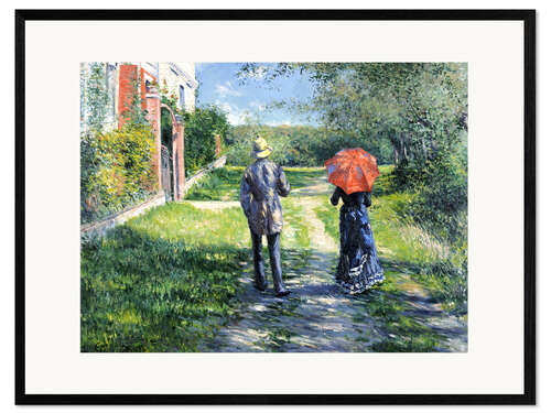 Kunsttryk i ramme The Path Uphill