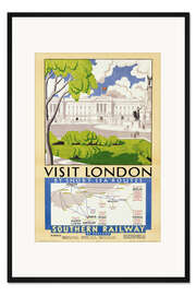 Gerahmter Kunstdruck Visit London