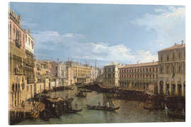 Stampa su vetro acrilico  L&#039;ingresso al Canal Grande, Venezia - Bernardo Bellotto (Canaletto)