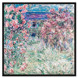 Gerahmter Kunstdruck Das Haus in den Rosen