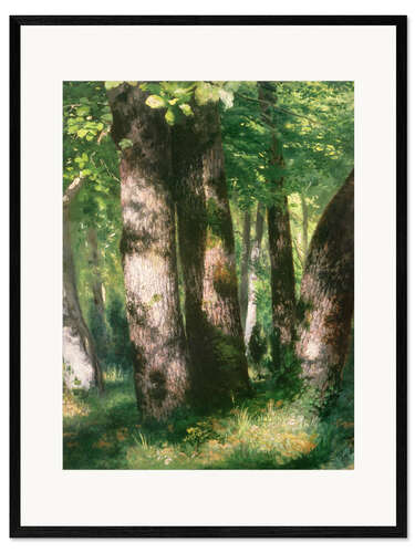 Framed art print In the Forest of Fontainebleau