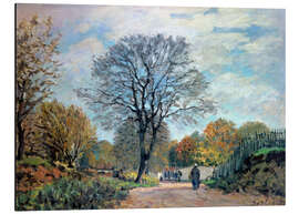 Magnettafel Straße in Seine-et-Marne