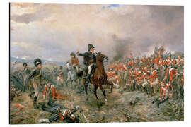 Aluminium print The Duke of Wellington at Waterloo