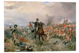 Foam board print The Duke of Wellington at Waterloo