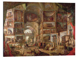 Magnettafel Mobiliar einer imaginären Bildergalerie