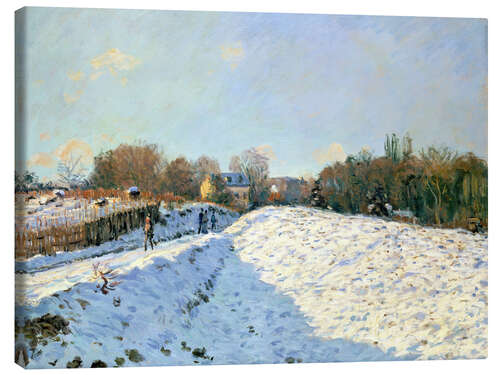 Canvas print Snow at Argenteuil