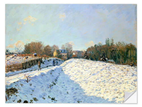 Naklejka na ścianę Snow at Argenteuil