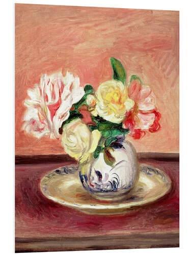 Foam board print Vase of Flowers