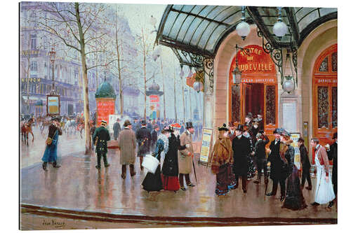 Gallery print Before Vaudeville Theatre in Paris