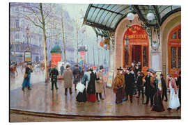 Magnettafel Vor dem Vaudeville Theatre in Paris