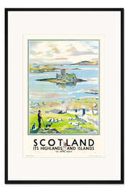 Gerahmter Kunstdruck Scotland, it's Highlands and Islands