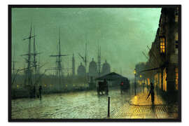 Gerahmter Kunstdruck Humber Dockside