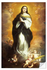 Selvklebende plakat The Immaculate Conception