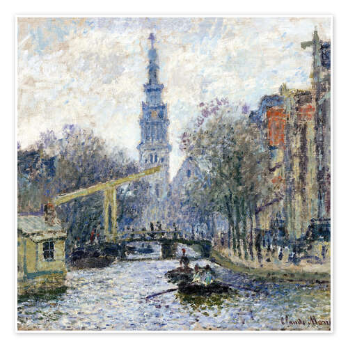 Póster Canal a Amsterdam
