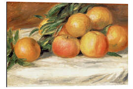 Magnettafel Stillleben mit Äpfeln und Orangen