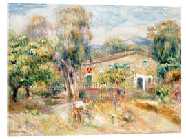 Acrylglas print Collette&#039;s farmhouse, Cagnes