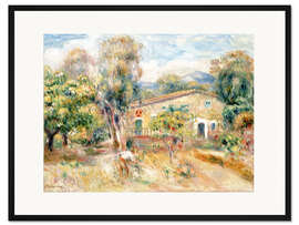 Gerahmter Kunstdruck Collettes Bauernhaus, Cagnes