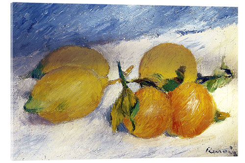 Quadro em acrílico Still Life with Lemons and Oranges